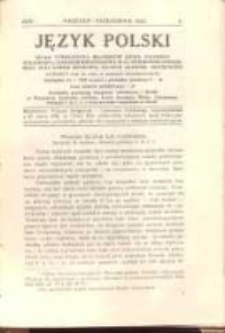 Język Polski. R. XVII, 1932 nr 4