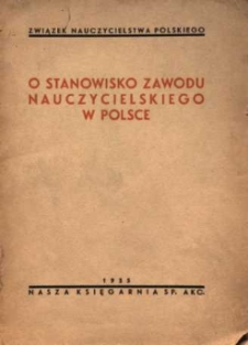 O stanowisko zawodu nauczycielskiego w Polsce